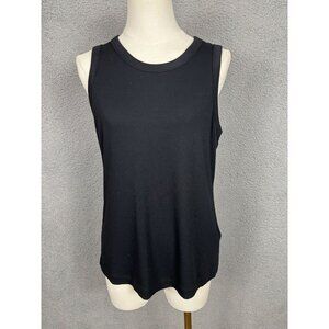 ON-34TH Womens Ribbed Tank Top High Neck Size X-Large Color Black New With Tag's